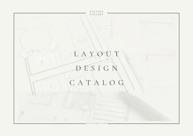 Layout Design catalogue cover