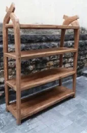 Open shelf with carved tops, reference BC17-17