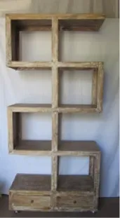 Offset box shelf, reference BC18-28