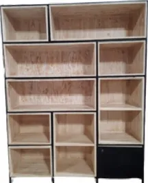 Two-tone bookcase with drawers, reference BC20-39CDK