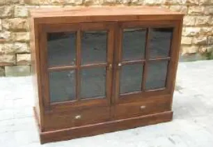 Glazed two-door sideboard