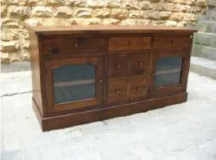 Sideboard with glazed doors