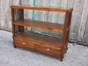 Open buffet with drawers