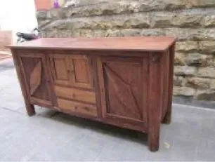 Sideboard with carved door