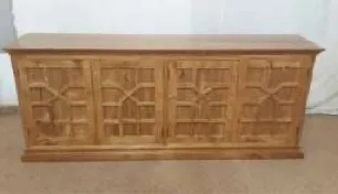 Carved four-door sideboard