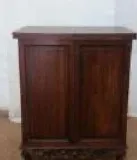 Two-door teak cabinet
