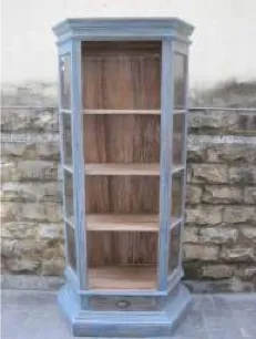 Grey corner cabinet