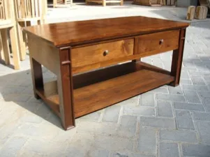 Coffee table with two drawers