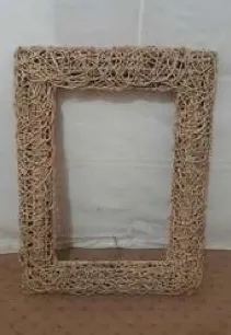 Woven frame mirror, reference B160-JJ