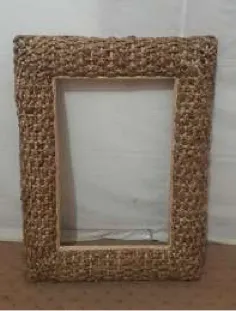 Deep woven frame mirror, reference B162-JJ