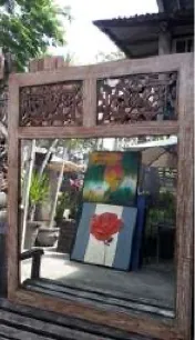 Carved panel mirror, reference AX18-136