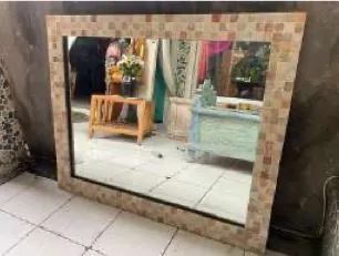 Mother-of-pearl landscape mirror, reference MR20-5