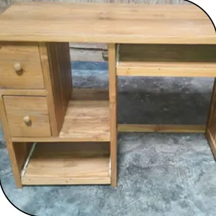 Desk with drawers and shelf, reference WD17-12