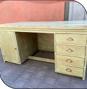 Cream painted desk, reference WD20-25
