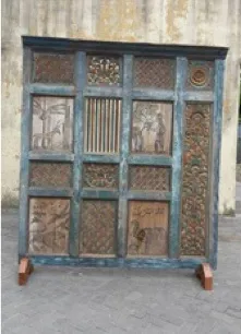 Antique grid screen, reference SK17-6