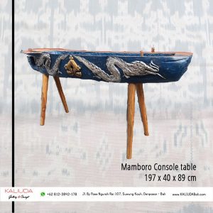 7. CO 19-44 Loura Collection - console table with Sumba carving Kaliuda Gallery Bali