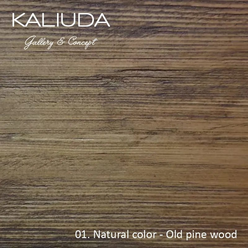 KGO 01. Natural color - Old pine wood Jati Belanda (Kaliuda Gallery Bali)