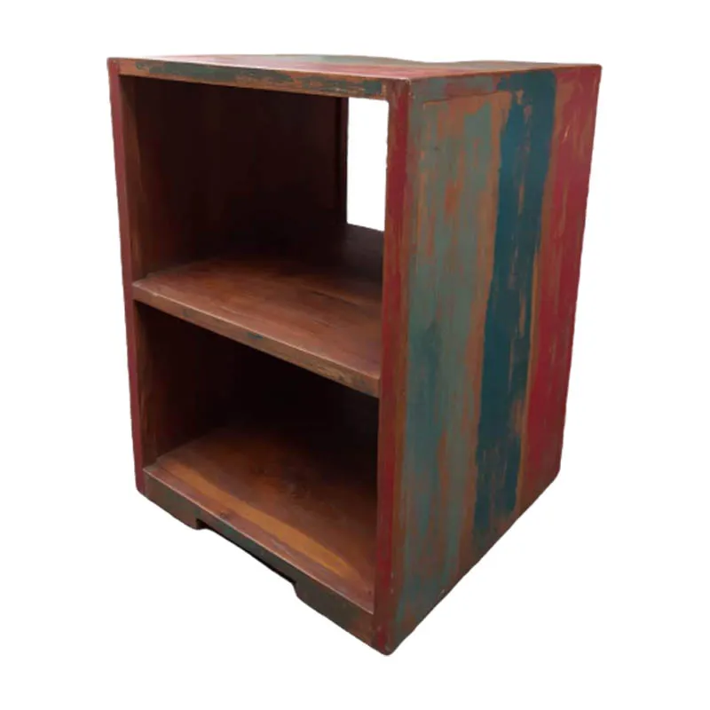 ST 19-254 Teak wood shabby side table at Kaliuda Gallery, the best furniture and home decor supplier and manufacturer who sell mebel in Denpasar, Bali, Indonesia