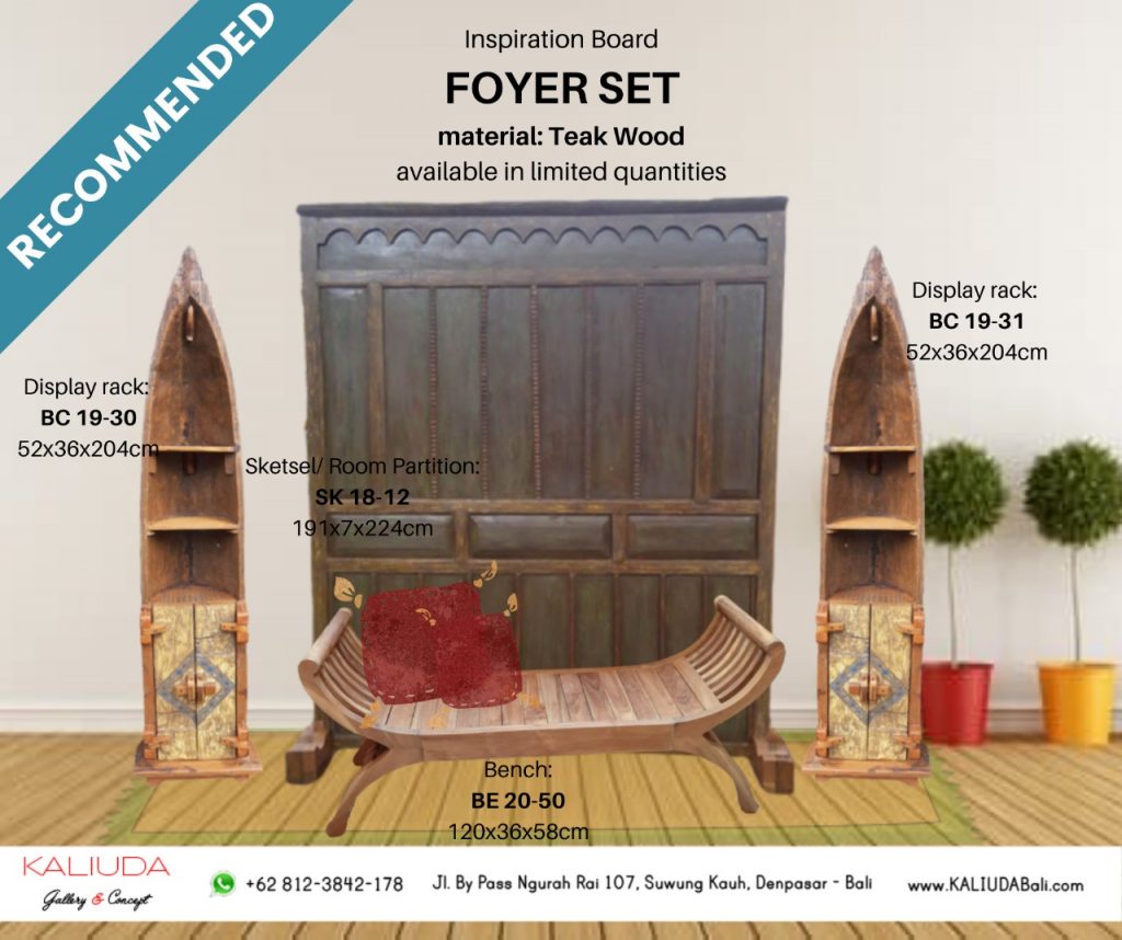 Inspiration Board Foyer - Furniture by Kaliuda Gallery Bali