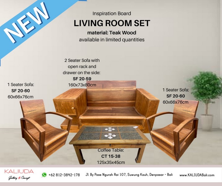 Inspiration Board Living Room - Furniture by Kaliuda Gallery Bali