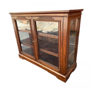 BF 20-90 (112x39x91) Old buffet 2 glass door Kaliuda Gallery - Supplier custom teak wood furniture & art online bali
