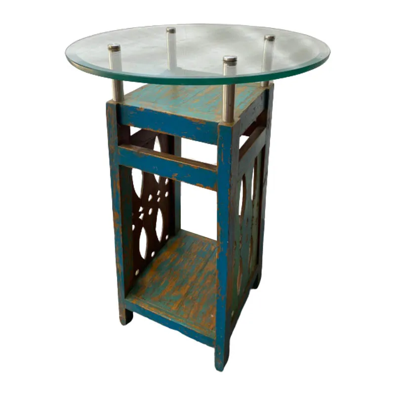 DT 20-69 (d55x 91cm) Small Bar table - Supplier Indoor Outdoor teak wood Furniture, Art, Balinese Home Decor Kaliuda Gallery, toko mebel online Denpasar, Bali