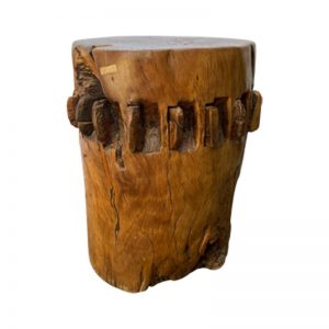 SO 20-54 Iron wood Wheel Stool Kaliuda Gallery - Supplier custom teak wood furniture & art online bali