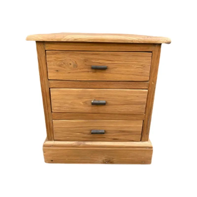 ST 20-263 (45x42x50) Side Table 3 Drawers Kaliuda Gallery - Supplier custom teak wood furniture & art online bali