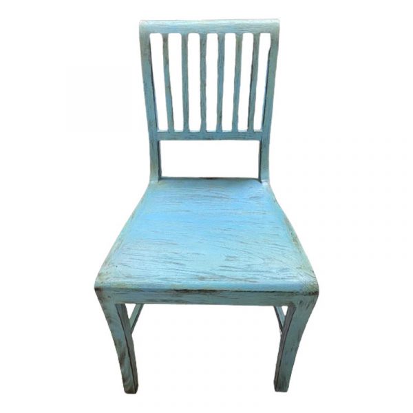 CH 20-131 Blue Teak Lasem Chair - Kaliuda Gallery Bali furniture online