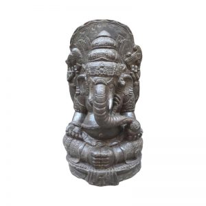 AD 2-S - Ganesha stone statue Kaliuda Gallery Bali ship worldwide custom teak wood furniture