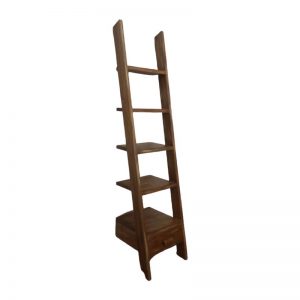 AD 17-T - Walnut Ladder Bookcase (60x46x185) Kaliuda Gallery Bali ship worldwide custom teak wood furniture