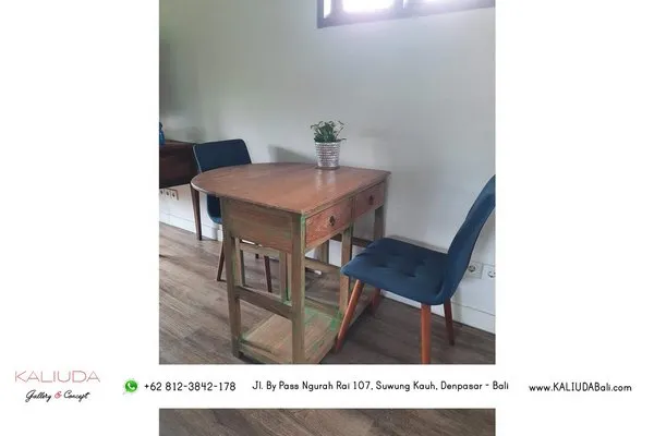 Teak folding Writing desk at Studio, Gianyar by Kaliuda Gallery Bali-