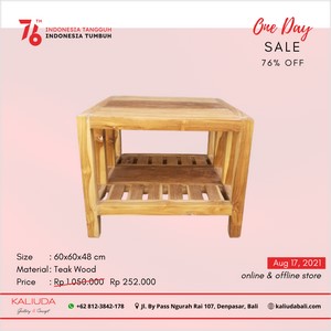 1 - Teak Side Table - Indonesia Independence Day 2021 Product Kaliuda Gallery Bali