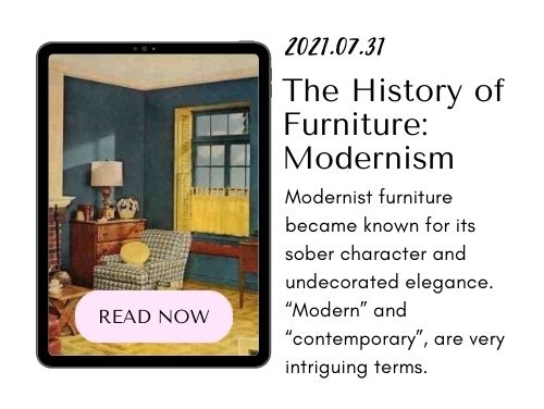 210731 - The History of Furniture - Modernism - Blog Post kaliuda Gallery Bali