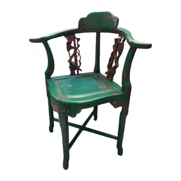 CH 21-140 DK Vintage Corner Chair - Kaliuda Gallery, Furniture Online Bali