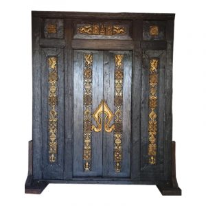 DO 21-25 (236x59x270) Gebyok Door with Mamuli carving - Kaliuda Gallery, custom furniture Bali