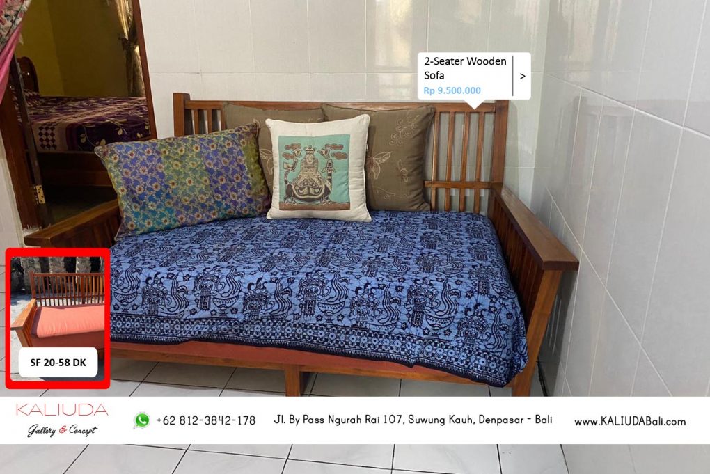 210813 - 2-Seater Sofa, Private Residence, Denpasar, furniture by Kaliuda Gallery Bali