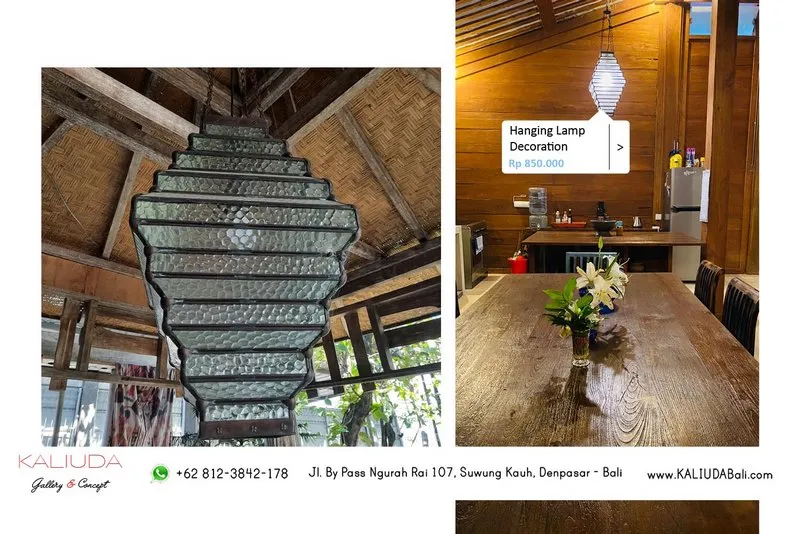 210910 - Hanging Lamp, Private Villa at Kerbokan by Kaliuda Gallery Bali