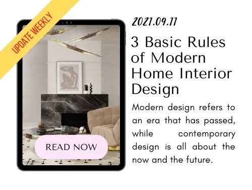 3 Basic Rules of Modern Home Interior Design - Blog Post Update Weekly Kaliuda Gallery Bali