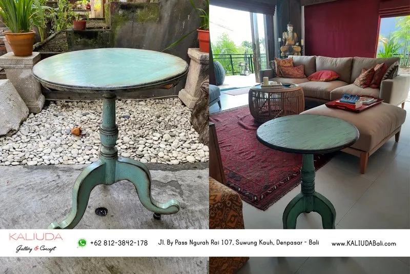 211108 - Round Wine Table at Private Residence, Jimbaran, Bali, Indonesia by Kaliuda Gallery Bali