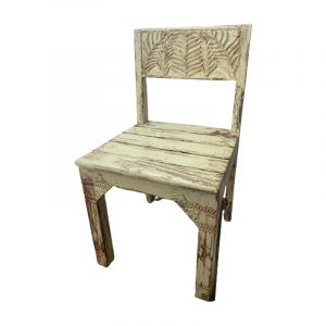 CH 21-146 DK 45x46x84 cm 4pc Palm Leaves Dining Chair - Kaliuda Gallery Furniture Supplier Bali
