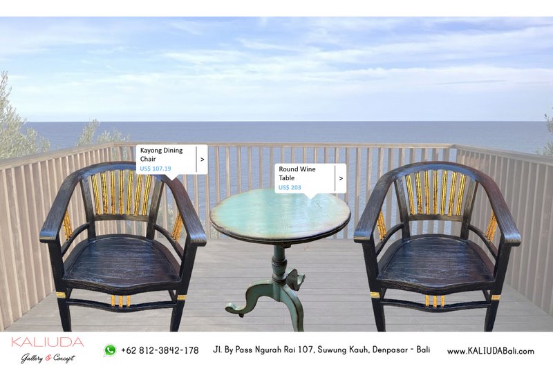 Layout Ideas for Balcony Furniture by Kaliuda Gallery Bali
