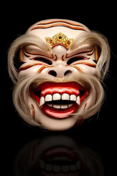 Sidakarya Mask - 8 Best Indonesia Souvenirs Mask - Kaliuda Gallery Bali