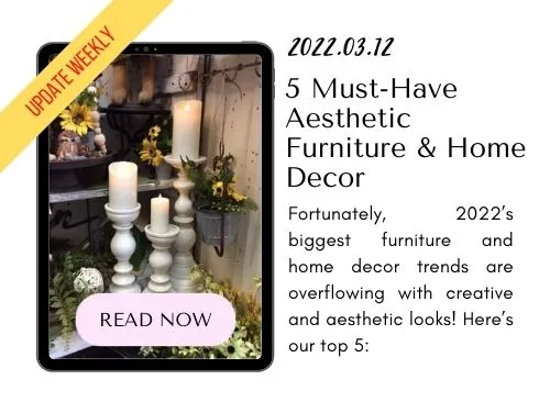220312 - 5 Must-Have Aesthetic Furniture & Home Decor - Blog Banner Kaliuda Gallery Bali