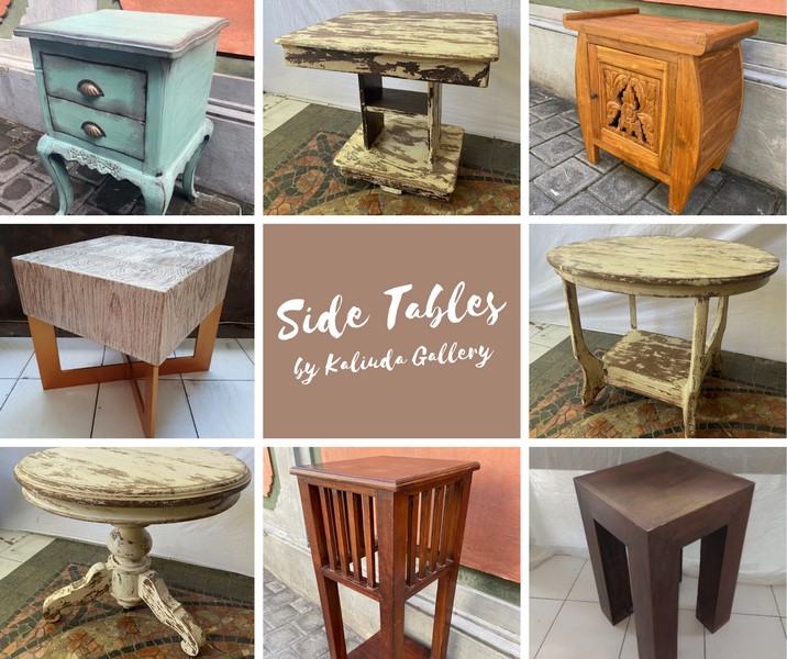 Side Tables by Kaliuda Gallery - Blog Post 5 Must Have Aesthetic Furniture & Home Decor - Kaliuda Gallery Bali