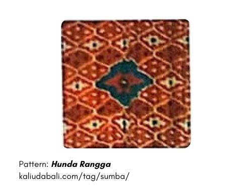 Sumba Ikat Motifs Hunda Rangga - Kaliuda Gallery Bali