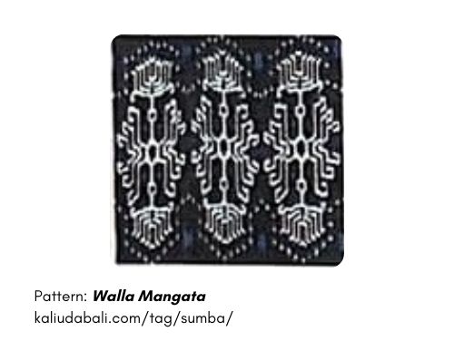 Sumba Ikat Motifs Walla Mangata - Kaliuda Gallery Bali