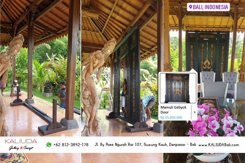 220409 - Mamuli Gebyok Door at Private Villa, Gianyar, Bali, Indonesia Project by Kaliuda Gallery Bali