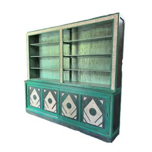 CA 22-192 DK (252x46x226cm) Mamuli Teak Display Cabinet - Kaliuda Gallery Supplier Furniture Bali