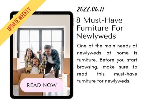 220611 - 8 Must-Have Furniture For Newlyweds - Banner Blog KALIUDA Gallery Bali